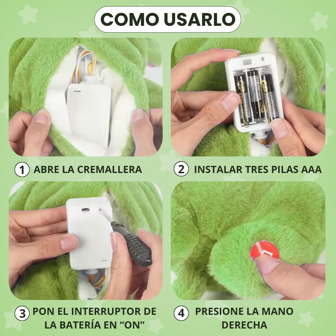 Grouch Peluche Calmante que Respira